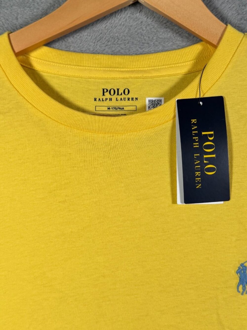 Polo Ralph Lauren T-Shirt Mens M Yellow Classic Fit Pony Logo Cotton $55